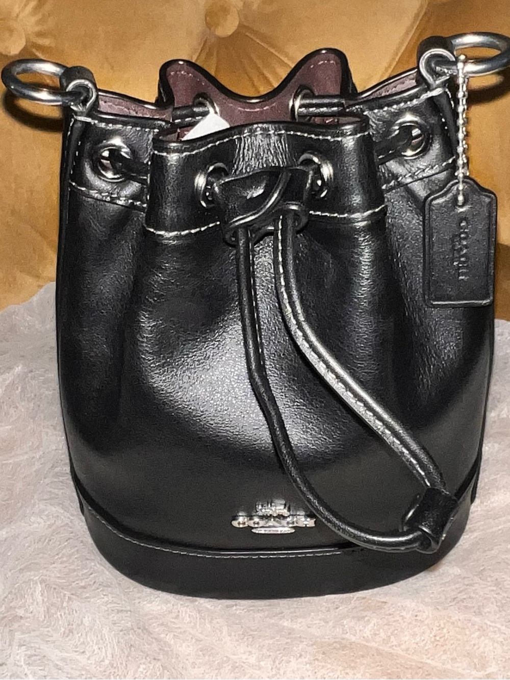 COACH Mini bucket bag
